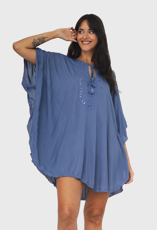 KAFTAN XANDRA ACERO TU