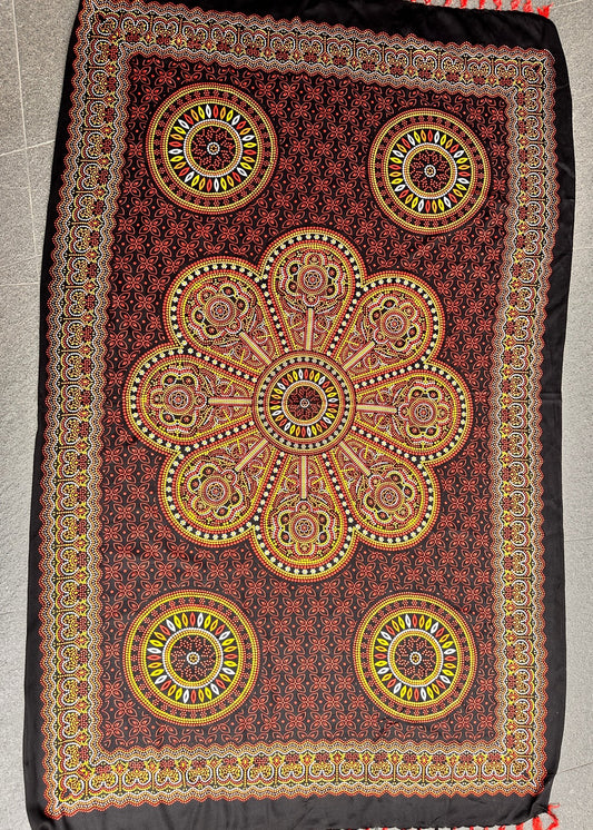 PAREO BAGUS BATIK MANDALA LIFE ROJO